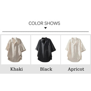 VILZSTUDIOS Fold Baggy Summer Shirt