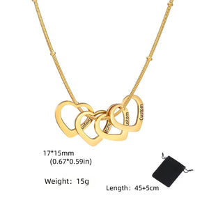VILZSTUDIOS Customized Name Date Love Necklace