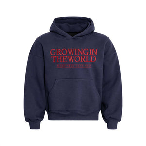 VILZSTUDIOS Stylish Embroidered Front Pocket Hoodies