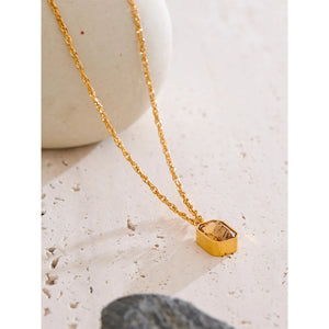 VILZSTUDIOS Shiny Champagne Pendant Necklace