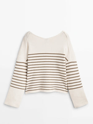 VILZSTUDIOS Casual V-Neck Light Sweater
