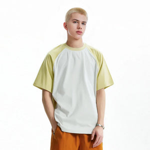 VILZSTUDIOS Breathable Quick Dry Color Block T-Shirt