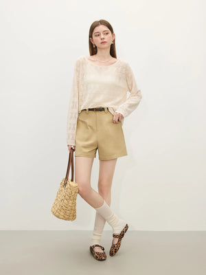 VILZSTUDIOS Versatile Casual Loose Fit Cotton Shorts
