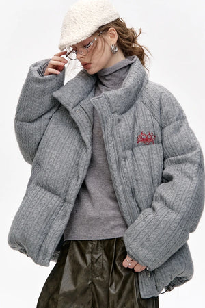 VILZSTUDIOS Cozy Casual Puffer Jacket