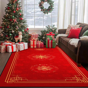 VILZSTUDIOS Luxurious Festive Red Rugs