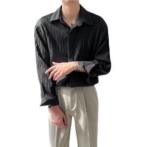 VILZSTUDIOS Smooth Black White Long Sleeved Shirt
