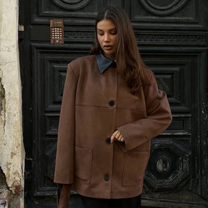 VILZSTUDIOS Oversized Suede Jacket