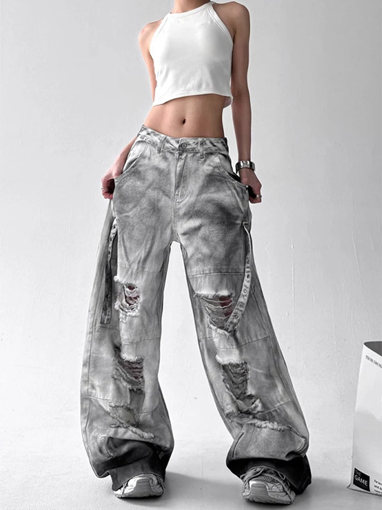 VILZSTUDIOS Vintage High Waist Wide Leg Jeans