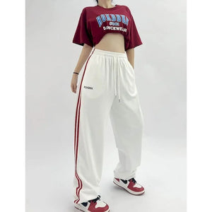 VILZSTUDIOS Comfortable Elastic Waist Hip Hop Pants