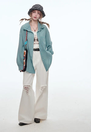 VILZSTUDIOS Classic Wide Leg Jeans