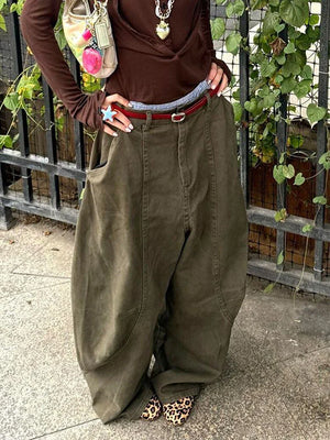 VILZSTUDIOS Retro Loose High Street Wide Jeans