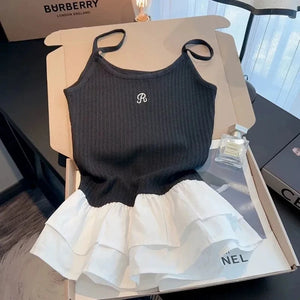 VILZSTUDIOS Stylish Tennis Top & Skirt Set