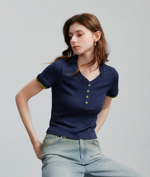 VILZSTUDIOS Stylish Casual Short Sleeve T-Shirt