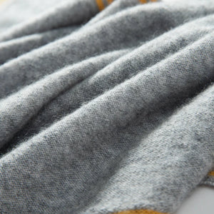 VILZSTUDIOS High Quality Autumn Winter Women 100% Cashmere Scarves 2025 NoveltyTriangular Knitted Warm Female Scarf Shawl130*35