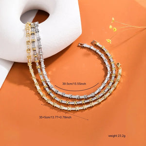 VILZSTUDIOS 1Pc Zircon High-End Necklace
