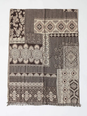 VILZSTUDIOS Jacquard Soft Warm Scarf