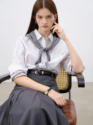 VILZSTUDIOS Plaid Casual Shirt