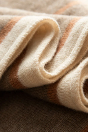 VILZSTUDIOS A-class High-quality 100% Cashmere New Cashmere Scarf 100% Knitted Warm Neck-Protecting High-end Fashion Wild Color in Winter.