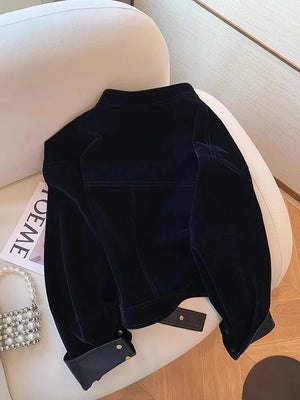VILZSTUDIOS Edgy Suede Leather Jacket