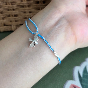 VILZSTUDIOS Cute Elegant Swallow Silver Bracelet