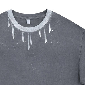 VILZSTUDIOS Loose Fit Casual Cotton T-Shirt