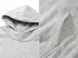 VILZSTUDIOS Thick Warm High Neck Fleece Hoodie
