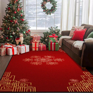 VILZSTUDIOS Luxurious Festive Red Rugs