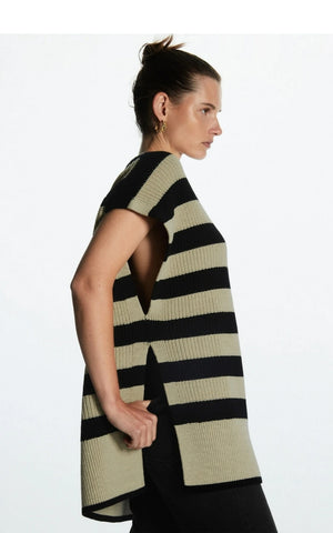 VILZSTUDIOS Woolen Sleeveless Knitted Sweater