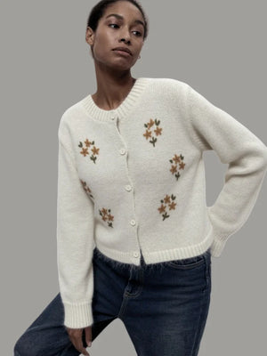 VILZSTUDIOS Elegant Thick Knitted Cardigan