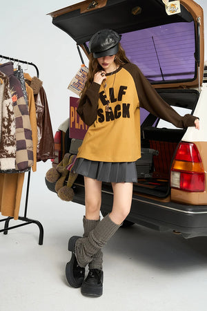 VILZSTUDIOS Knitted Casual Embroidered Sweater