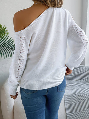 VILZSTUDIOS Cozy Knitted Off-Shoulder Sweater