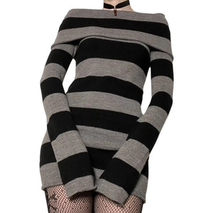VILZSTUDIOS Flattering Striped Bodycon Mini Dress Spring