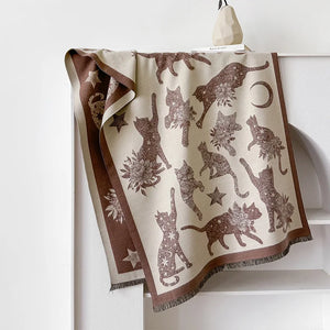 VILZSTUDIOS Animal Printed Cashmere Scarves