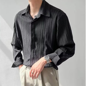 VILZSTUDIOS Smooth Black White Long Sleeved Shirt