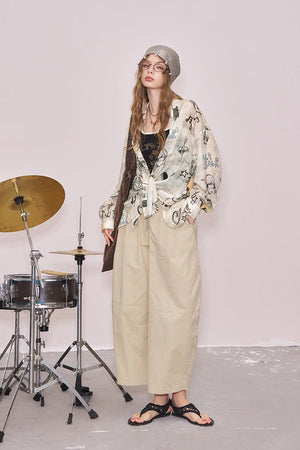 VILZSTUDIOS Original Cool Casual Lace Shirt