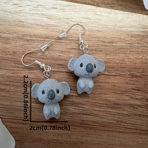 VILZSTUDIOS Koala Bear Pendant Creative Animal Earring