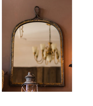 VILZSTUDIOS Huohan retro fake window decoration French wall-mounted mirror floor-to-ceiling fitting entrance living room fireplace mirror B