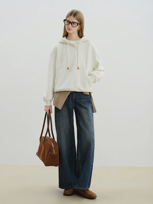 VILZSTUDIOS Cozy Fleece Knit Hoodie