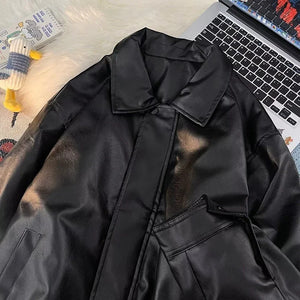 VILZSTUDIOS Stylish American PU Leather Jacket