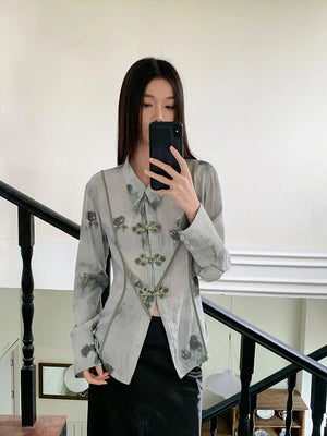 VILZSTUDIOS Tie Dye Button-Up Shirt