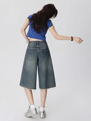 VILZSTUDIOS High Waist Retro Wide Leg Jeans