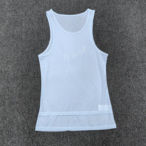 VILZSTUDIOS Simple Slim See-Through Tank Top