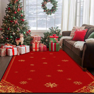 VILZSTUDIOS Luxurious Festive Red Rugs