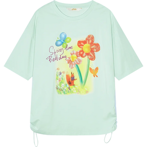 VILZSTUDIOS Vibrant Printed Casual T-Shirt