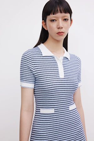 VILZSTUDIOS Vintage Plaid Polo Mini Dress