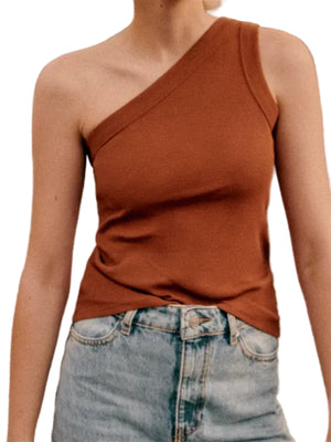 VILZSTUDIOS Chic French Slim Off Shoulder T-Shirt