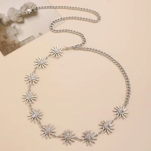 VILZSTUDIOS Retro Metal Sun People Waist Chain