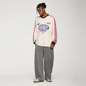 VILZSTUDIOS Vintage Loose Fit Washed American Pants