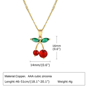 VILZSTUDIOS Cherry Charms Necklace