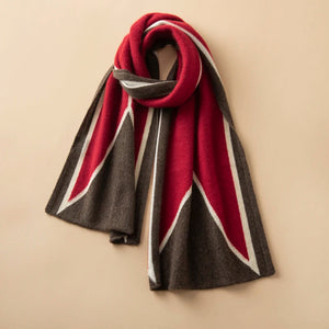 VILZSTUDIOS A-class High-quality 100% Cashmere New Cashmere Scarf 100% Knitted Warm Neck-Protecting High-end Fashion Wild Color in Winter.
